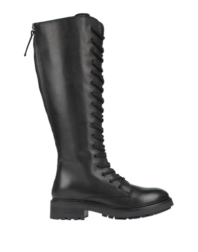 P.a.r.o.s.h Knee Boots In Black
