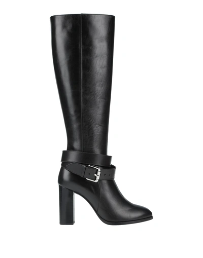 High Knee Boots In Black