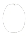 CRYSTAL HAZE CRYSTAL HAZE SILVER ROPE CHAIN WOMAN NECKLACE SILVER SIZE - BRASS,50256167HS 1