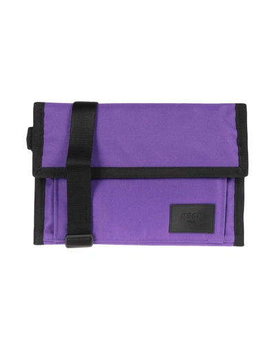 Msgm Handbags In Purple