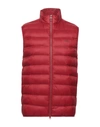 Barbour Down Jackets In Maroon