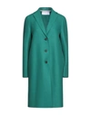Harris Wharf London Coats In Green