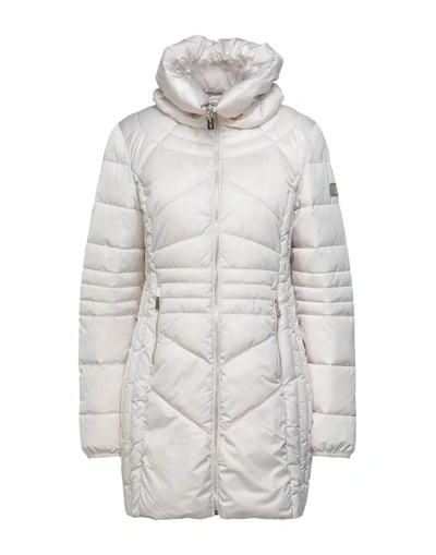 Yes Zee By Essenza Down Jackets In Ivory