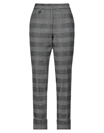 LORENA ANTONIAZZI LORENA ANTONIAZZI WOMAN PANTS LEAD SIZE 8 VIRGIN WOOL, CASHMERE, POLYESTER, ELASTANE,13598618MA 4