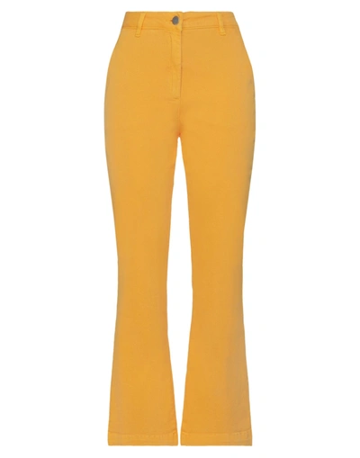 Alberta Ferretti Jeans In Yellow