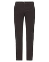 Four.ten Industry 4/10 Four. Ten Industry Man Pants Dark Brown Size 28 Cotton, Elastane In Brown