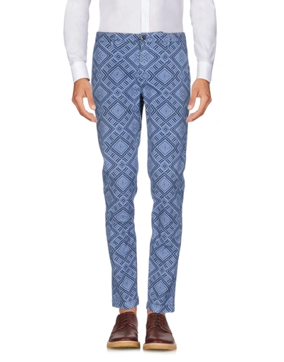 Siviglia White Pants In Blue