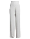 Emporio Armani High-waisted Trousers In Grey