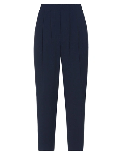Alpha Studio Woman Pants Midnight Blue Size 2 Polyester, Elastane