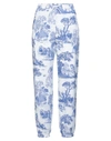 MOSCHINO MOSCHINO WOMAN PANTS AZURE SIZE 8 POLYAMIDE,13597362PQ 4