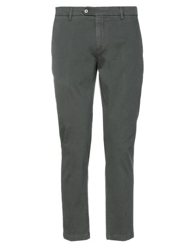 Be Able Man Pants Military Green Size 35 Cotton, Elastane In Green