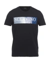 Scervino Street T-shirts In Black