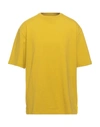 Bottega Veneta T-shirts In Yellow