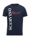 Scervino Street T-shirts In Blue