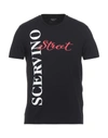 Scervino Street T-shirts In Black