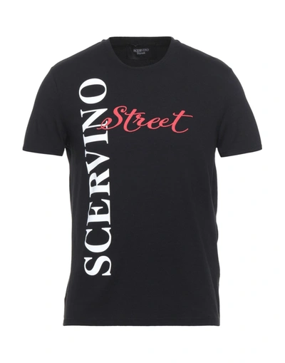 Scervino Street T-shirts In Black