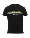 Scervino Street T-shirts In Black