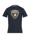 Automobili Lamborghini T-shirts In Dark Blue