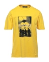 Neil Barrett T-shirts In Yellow