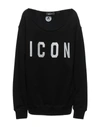 Dsquared2 Sweatshirts In Black