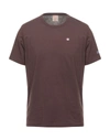 Champion T-shirts In Brown