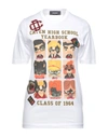 Dsquared2 T-shirts In White
