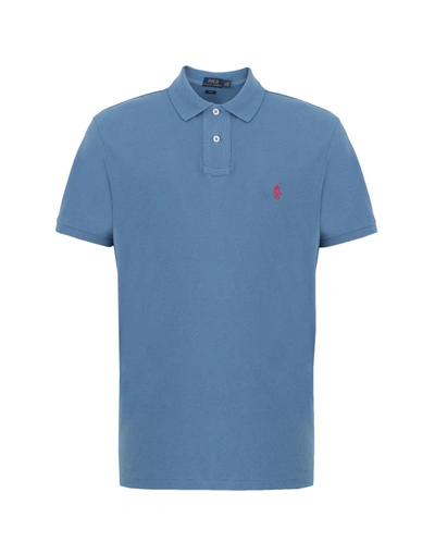 Polo Ralph Lauren Polo Shirts In Blue