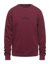 Maison Margiela Sweatshirts In Maroon