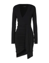 Patrizia Pepe Sera Short Dresses In Black