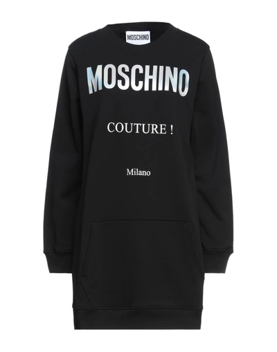 Moschino Short Dresses In Black