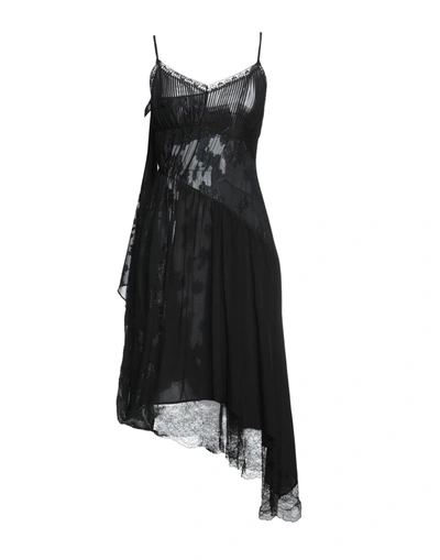 Preen By Thornton Bregazzi Midi Dresses In Black