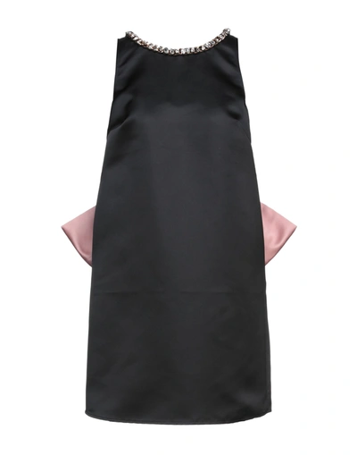 Elisabetta Franchi Short Dresses In Black