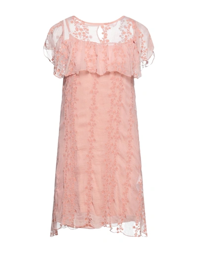 Paolo Casalini Short Dresses In Pastel Pink