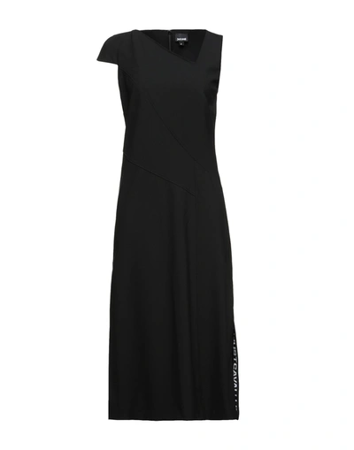 Just Cavalli Midi Dresses In Black
