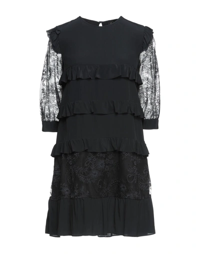 Liu •jo Short Dresses In Black