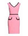 Moschino Short Dresses In Pink
