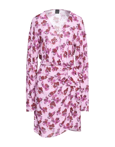 Pinko Short Dresses In Pink