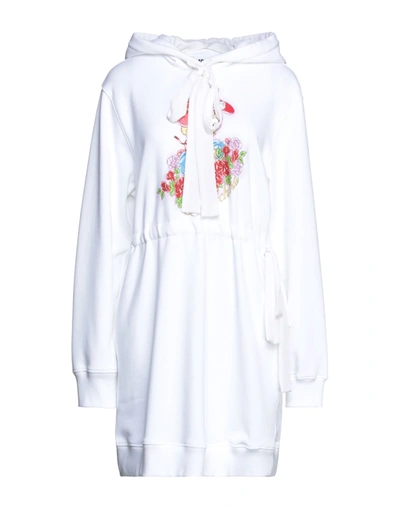 Moschino Short Dresses In White