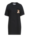 Moschino Short Dresses In Black