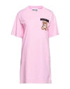 Moschino Short Dresses In Pink