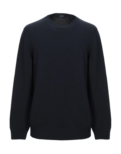 Alpha Studio Sweaters In Dark Blue