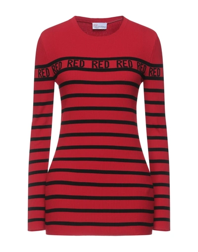RED VALENTINO RED VALENTINO WOMAN SWEATER RED SIZE L VISCOSE, POLYESTER,14135341BA 4