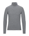 Daniele Alessandrini Homme Turtlenecks In Grey
