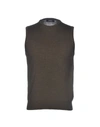 Alpha Studio Sweaters In Military Green