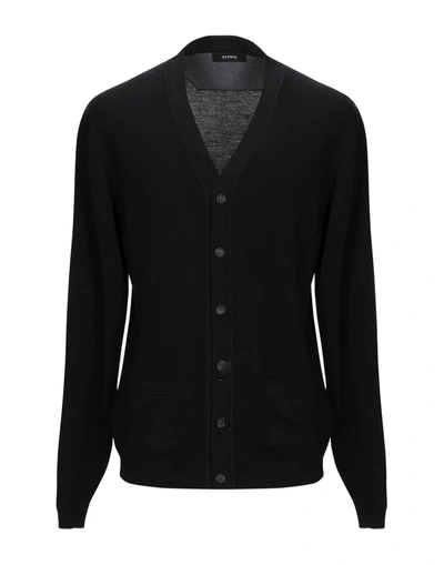 Alpha Studio Cardigans In Black