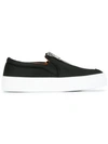 JOSHUA SANDERS JOSHUA SANDERS ZIPPED SLIP-ON SNEAKERS - BLACK,10078BOMBER11593027