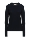 Drumohr Navy Blue Merino Wool Crewneck Sweater In Dark Blue