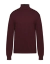 Jeordie's Turtlenecks In Maroon