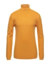 Grey Daniele Alessandrini Turtlenecks In Ocher