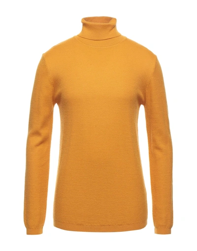 Grey Daniele Alessandrini Turtlenecks In Ocher